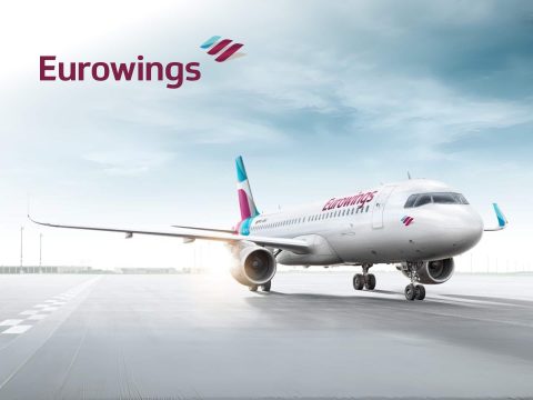 Eurowings airline cover image, flight deals, low-cost travel, winter promotion.