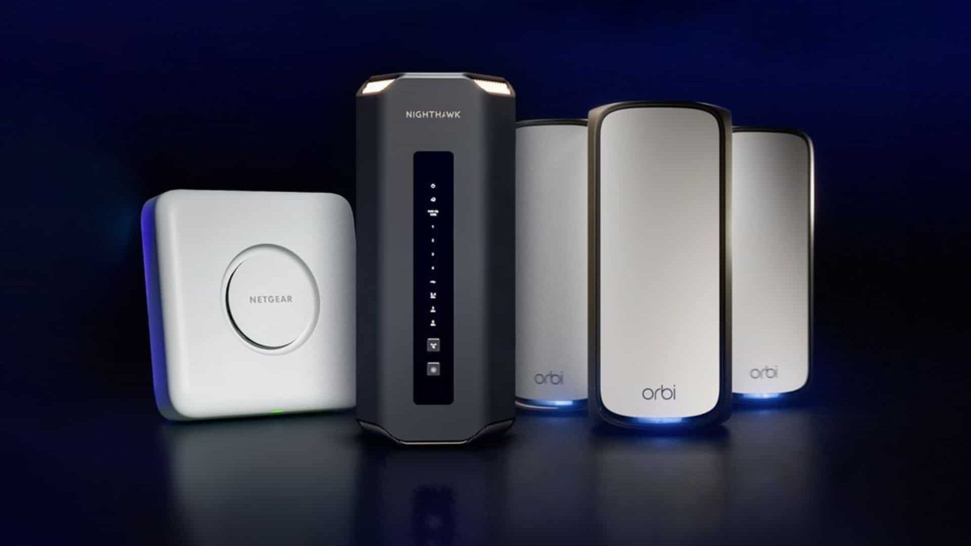 NETGEAR networking equipment cover image featuring high-performance Wi-Fi router technology for home and office use.