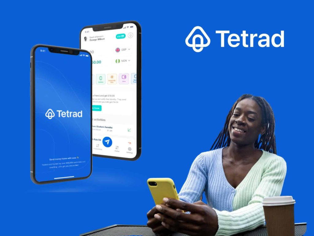 Tetrad Referral Code – High exchange rates – Send money fast