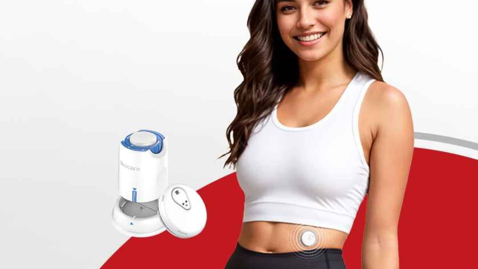 Sinocare blood glucose monitoring system kit displayed on a clean surface for health and diabetes management.