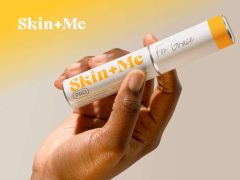 Skin + Me cover image: Personalized skincare routine, dermatologist-backed, with products and packaging. Skincare for acne, aging, and more.