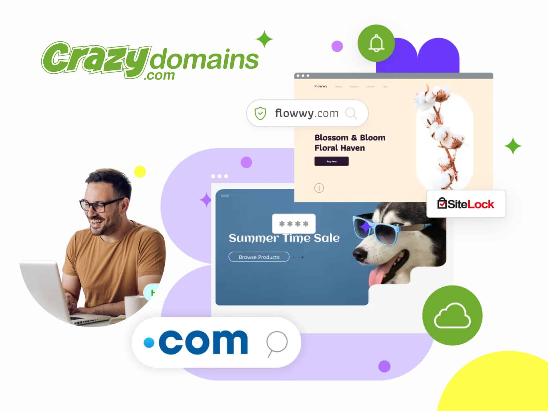 Crazy Domains: Website hosting & domain name deals. Get low prices on domains, email, & web hosting services for your business.