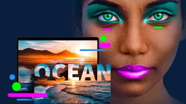 Corel PaintShop Pro software interface displayed on a computer screen for professional photo editing and design.
