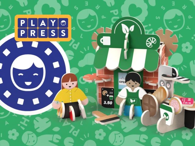 PlayPress Toys PlayPress Toys cover photo featuring colorful cardboard toy sets for kids. Eco-friendly construction, imaginative play.