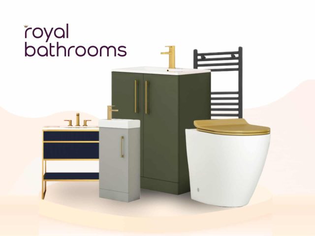 Royal Bathrooms Royal Bathrooms: Luxurious bathroom design featuring a modern freestanding bathtub and stylish fixtures. Get bathroom renovation inspiration and find deals.