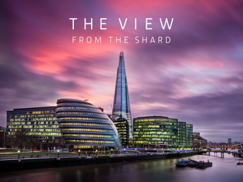 Stunning view from The Shard London, panoramic city skyline, iconic landmarks, glass building, observation deck, tourist attraction, best views