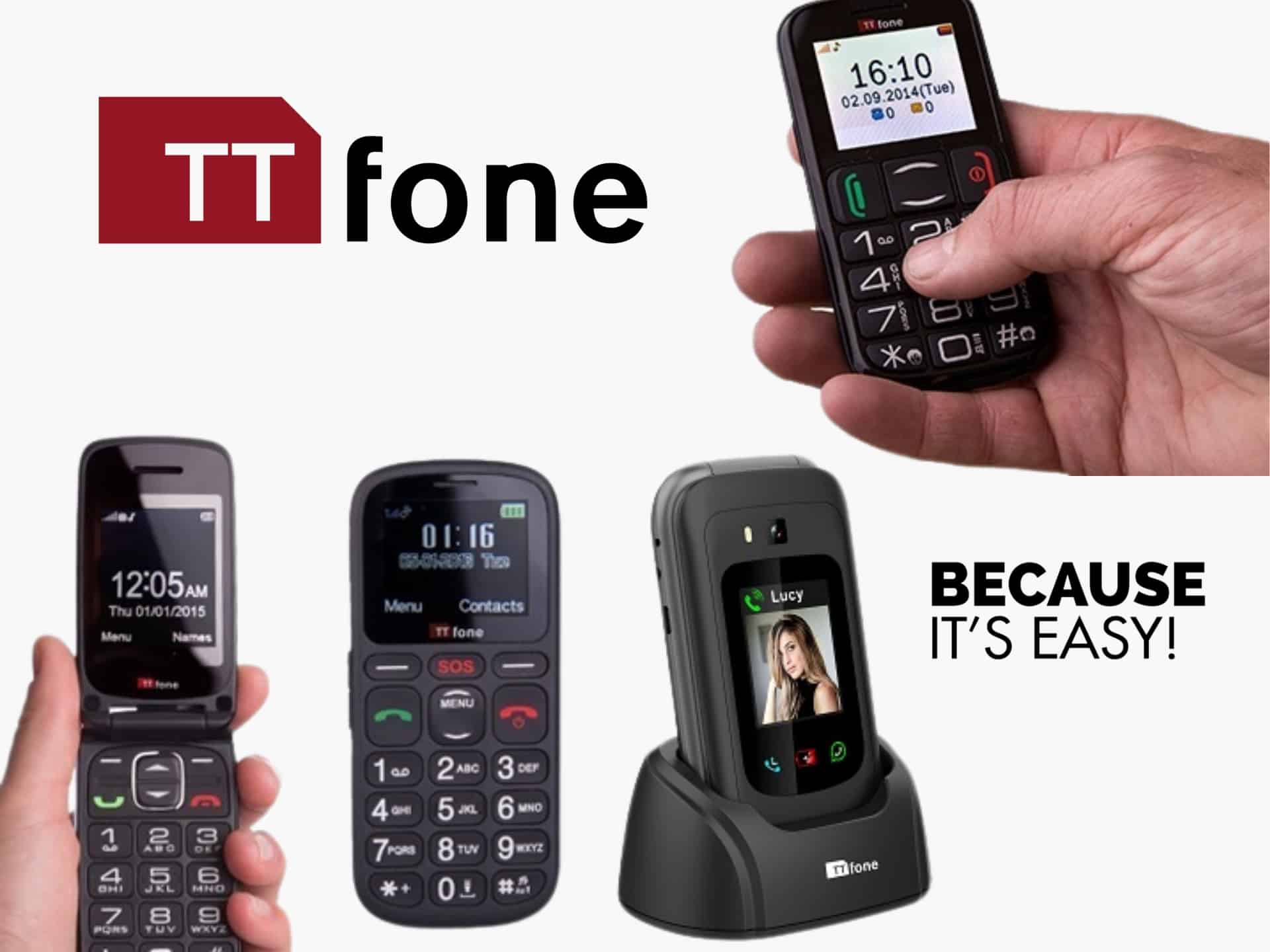 TTfone mobile phone cover - Stylish protection for senior-friendly cell phones. Durable case for easy grip and drop protection.