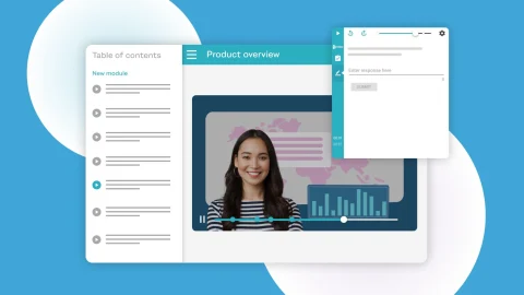WeVideo video editing software interface showing a professional timeline and creative tools for digital content creation.