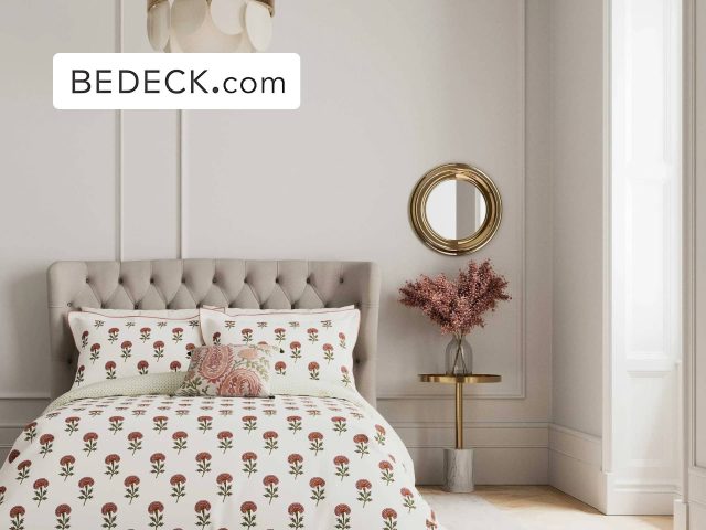 Bedeck Home Bedeck Home: Luxurious bedding collection on a bed, featuring a duvet cover, pillows, and throw. Shop the latest designs for your bedroom.