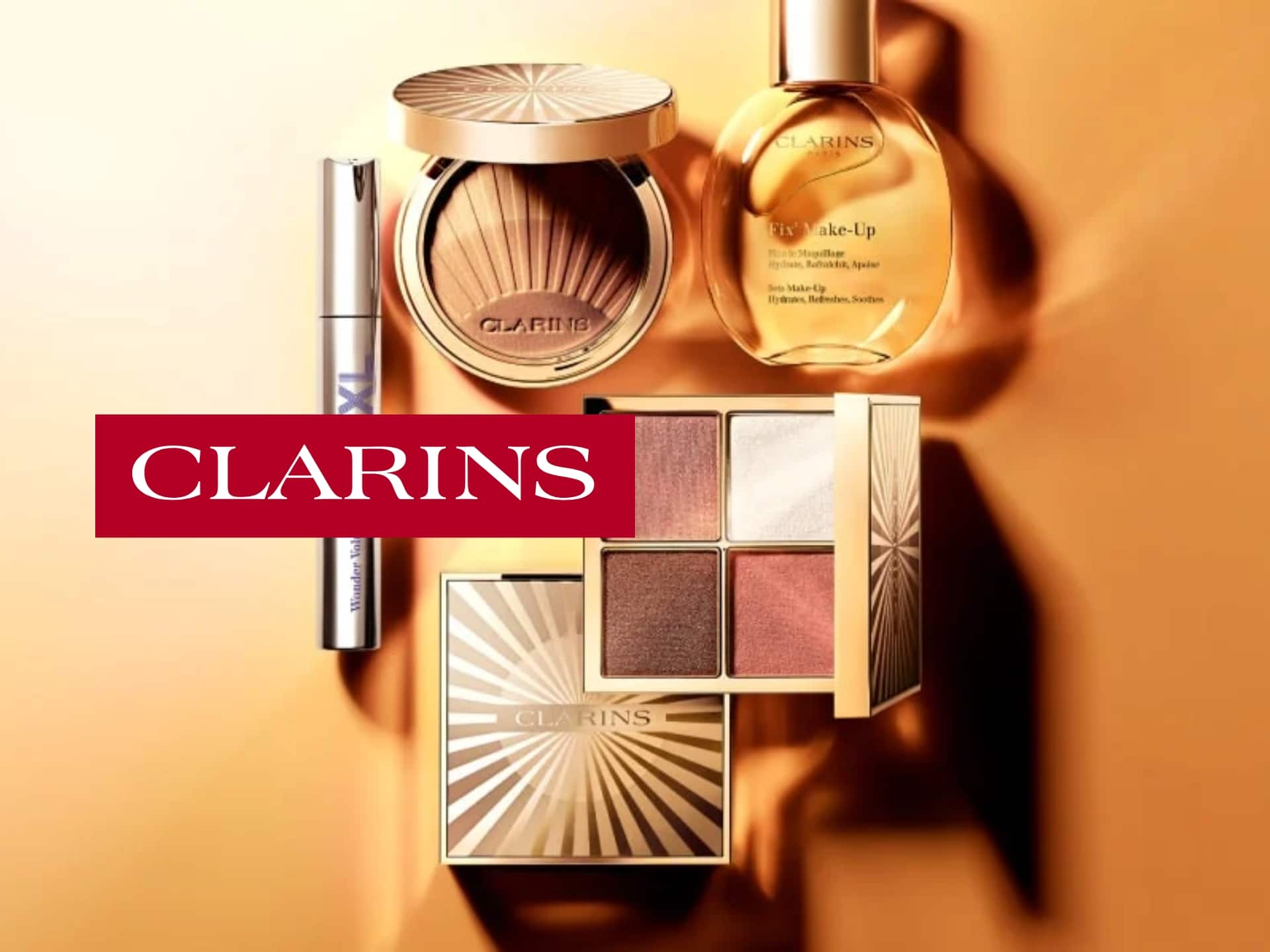 Clarins skincare cover image featuring products, highlighting radiant skin & beauty. Shop Clarins for best deals!