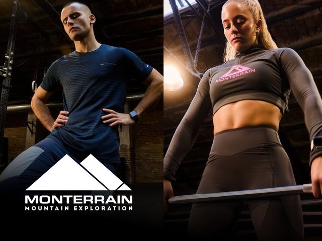 MONTERRAIN MONTERRAIN outdoor gear: adventure-ready backpack on a scenic mountain trail. Explore hiking & camping equipment. Shop now!