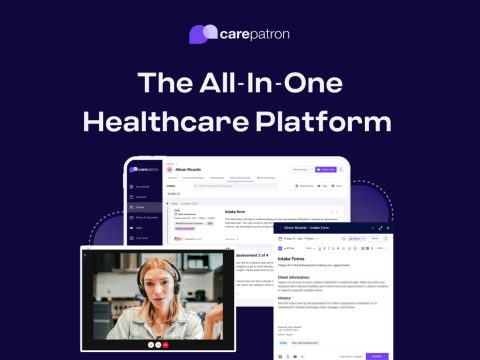 Carepatron Carepatron healthcare software platform interface showcasing patient management and appointment scheduling tools for improved practice efficiency.