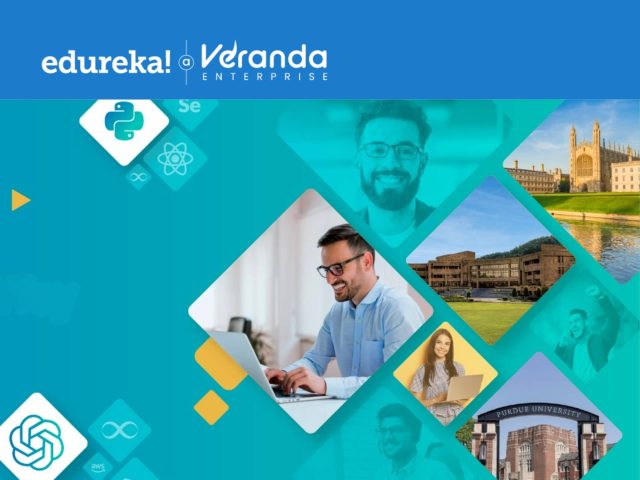 Edureka logo and cover image promoting online courses in data science, cloud computing, and other IT certifications. Learn with experts!