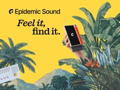 Epidemic Sound music licensing platform cover image. Royalty-free music for videos, podcasts, and more. Explore music library.