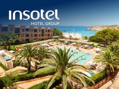 Insotel Hotel Group cover photo featuring a luxury resort with swimming pools and ocean views. Perfect for your next vacation!