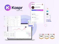 Kaspr cover image showcasing lead generation platform features, sales intelligence, and contact finding for businesses. Boost your sales with Kaspr.