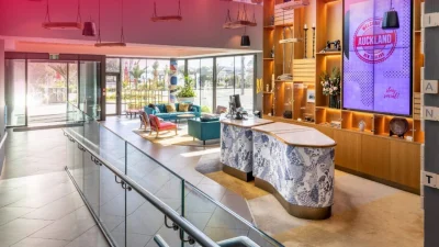 Luxury Millennium Hotels exterior featuring modern architecture and elegant branding for premium guest accommodation.