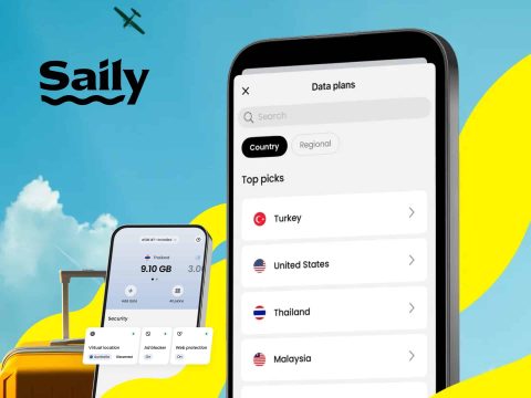 Saily eSIM cover image: Stay connected worldwide with affordable data plans. Easy setup, no roaming fees. Get your eSIM now!