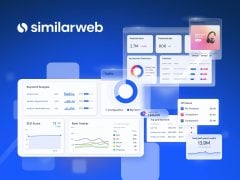 Similarweb platform showcasing website traffic analysis, competitor research, and market insights for digital marketing and online business growth.