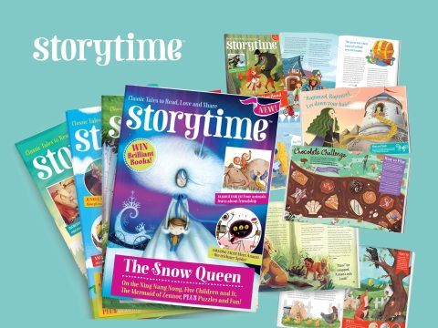 Storytime Magazine Storytime Magazine cover featuring colorful illustrations and children's stories. Perfect for kids reading and bedtime stories.