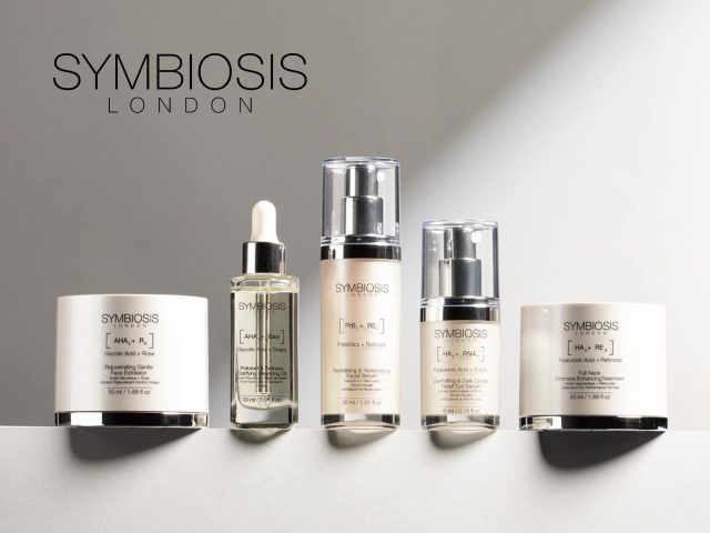 Symbiosis Skincare cover image featuring luxury skincare products, serums, and creams. Anti-aging and skin rejuvenation solutions for radiant skin.