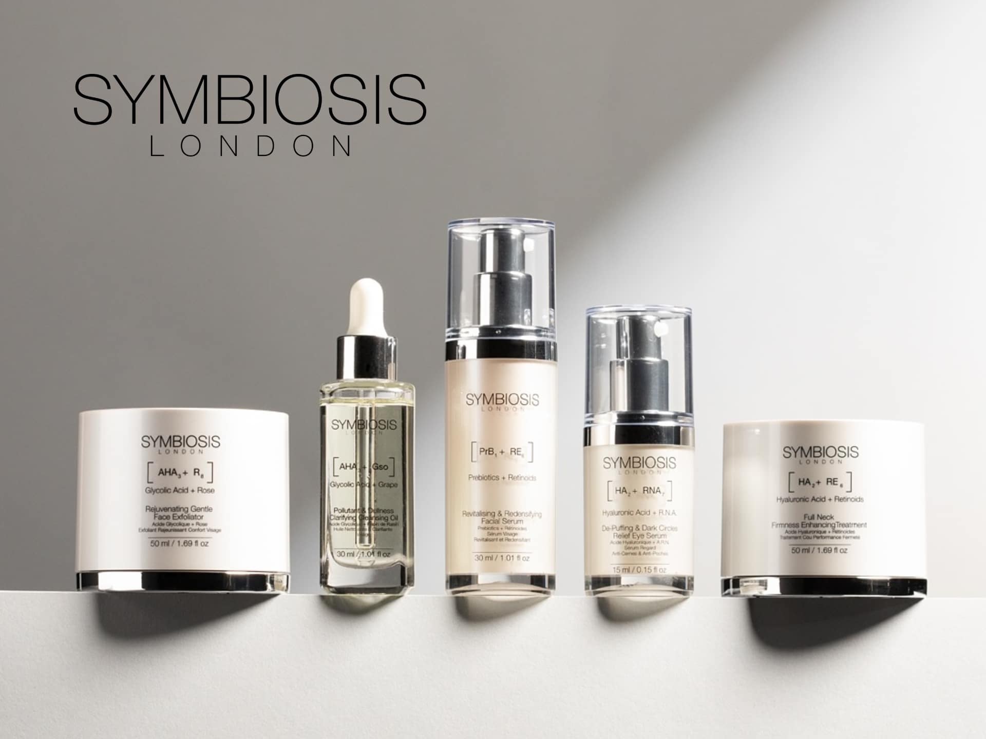Symbiosis Skincare cover image featuring luxury skincare products, serums, and creams. Anti-aging and skin rejuvenation solutions for radiant skin.