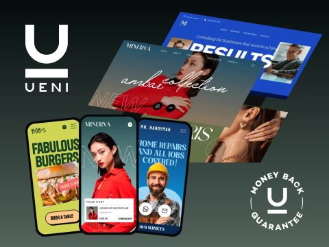 UENI UENI brand cover image showcasing local business support and digital marketing services. Grow your small business with UENI.