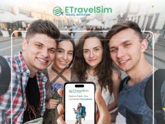 ETravelSim eSIM cover image: Stay connected worldwide with affordable data plans for travel. Easy setup and global coverage.