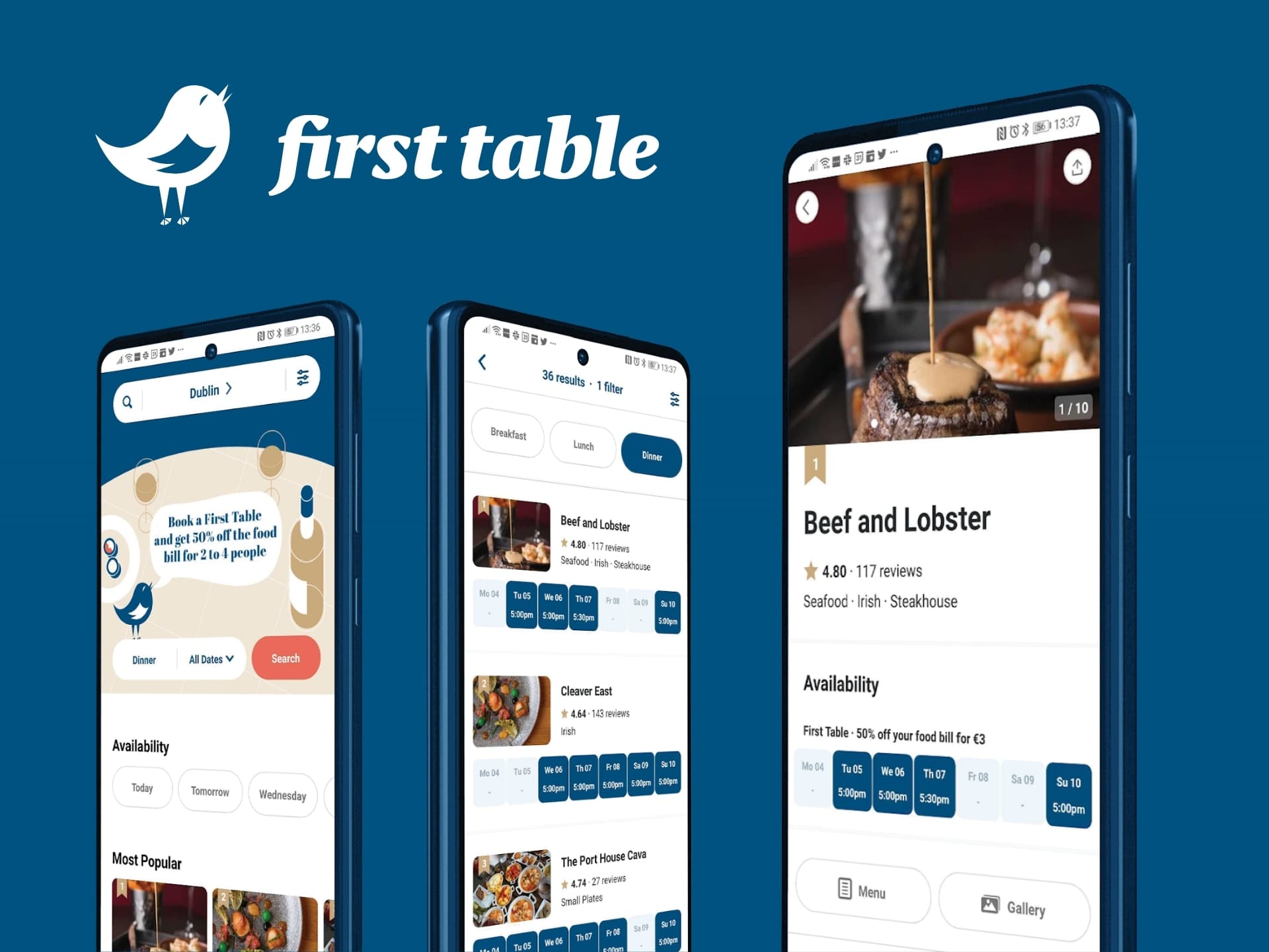 First Table Promo Code First Table - Dining experience with a delicious meal and beautiful table setting. Enjoy a restaurant discount and book your dinner now.
