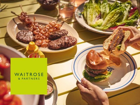 Waitrose cover image featuring fresh produce, groceries, and the Waitrose logo. High-quality food photography for online grocery shopping and recipes.