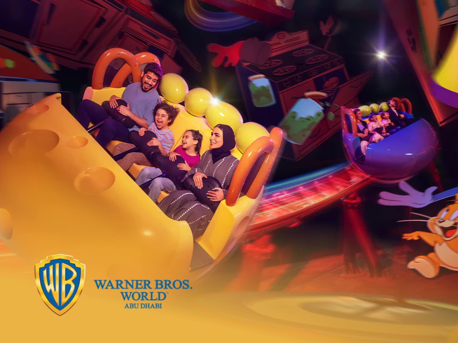 Warner Bros. World Abu Dhabi Discount Code Warner Bros. World Abu Dhabi: Thrilling rides, attractions, and entertainment at the indoor theme park. Experience DC Super Heroes & Looney Tunes fun!