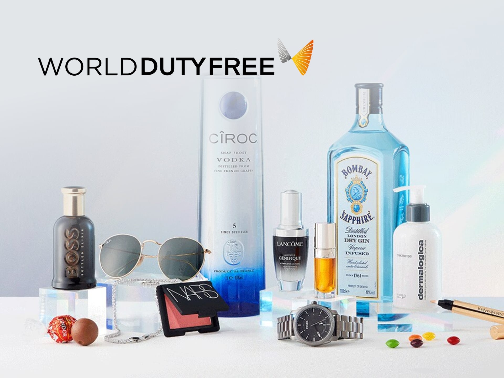 World Duty Free Discount Code World Duty Free store front, offering luxury brands and duty-free shopping. Travel retail deals & savings on perfume, cosmetics, liquor and more.