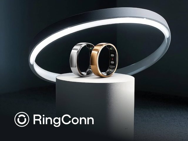 RingConn smart ring: Sleek design for health tracking. Monitor sleep, activity, and wellness. Available now.
