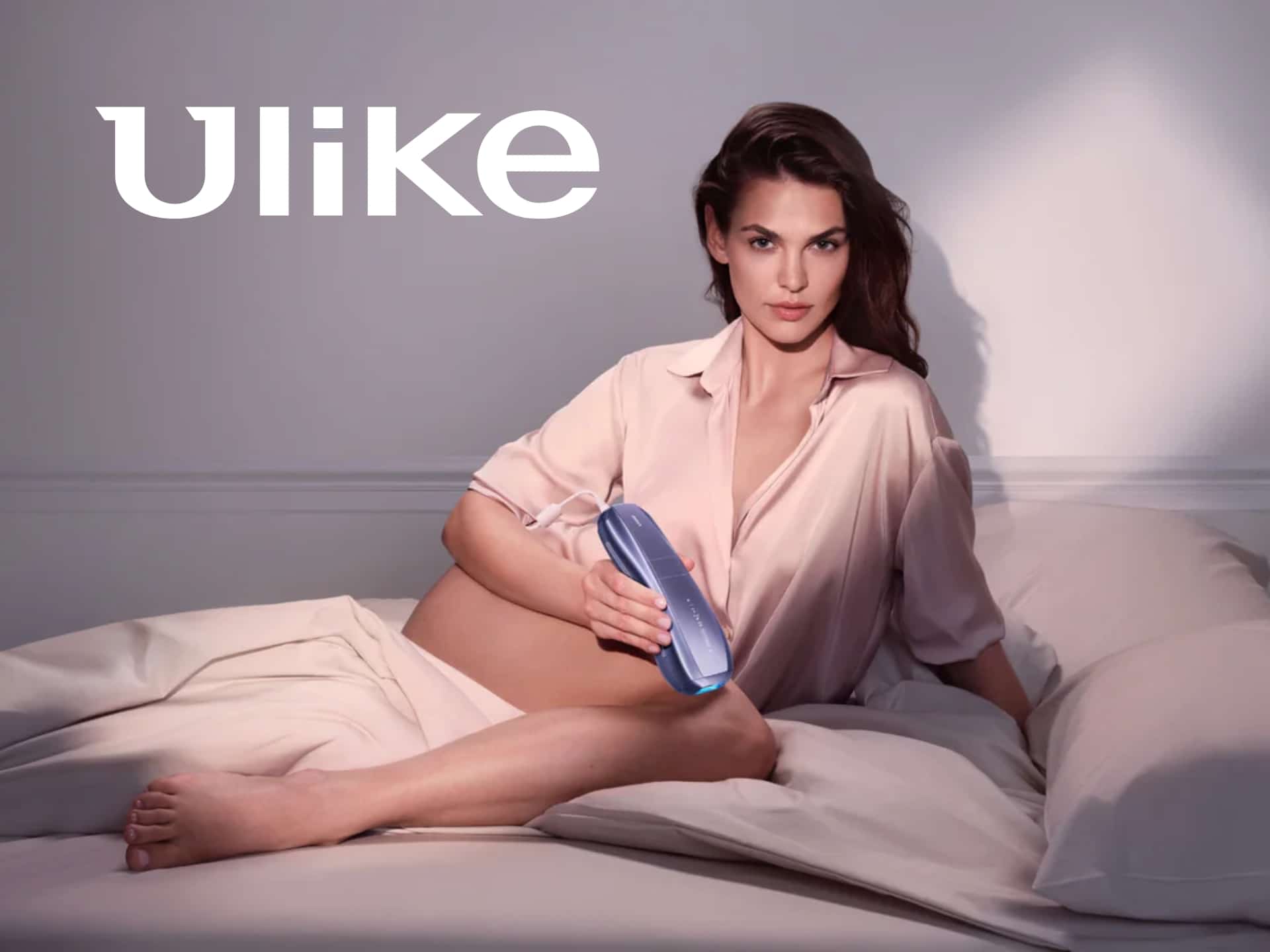 Ulike IPL hair removal device on white background. Smooth skin & beauty technology. Shop Ulike for at-home laser hair removal.