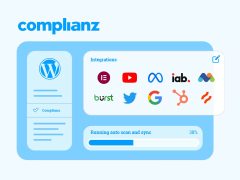 Complianz privacy plugin cover image: GDPR, CCPA, cookie consent, and data protection compliance solutions for websites.