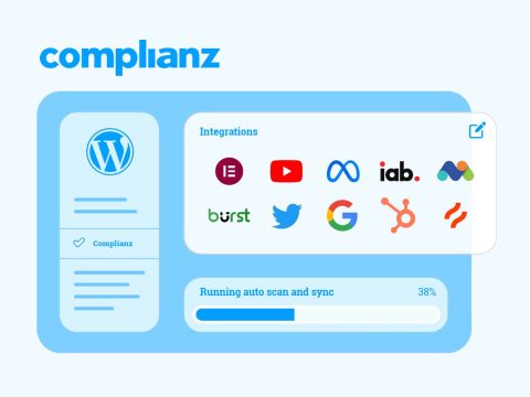Complianz Complianz privacy plugin cover image: GDPR, CCPA, cookie consent, and data protection compliance solutions for websites.