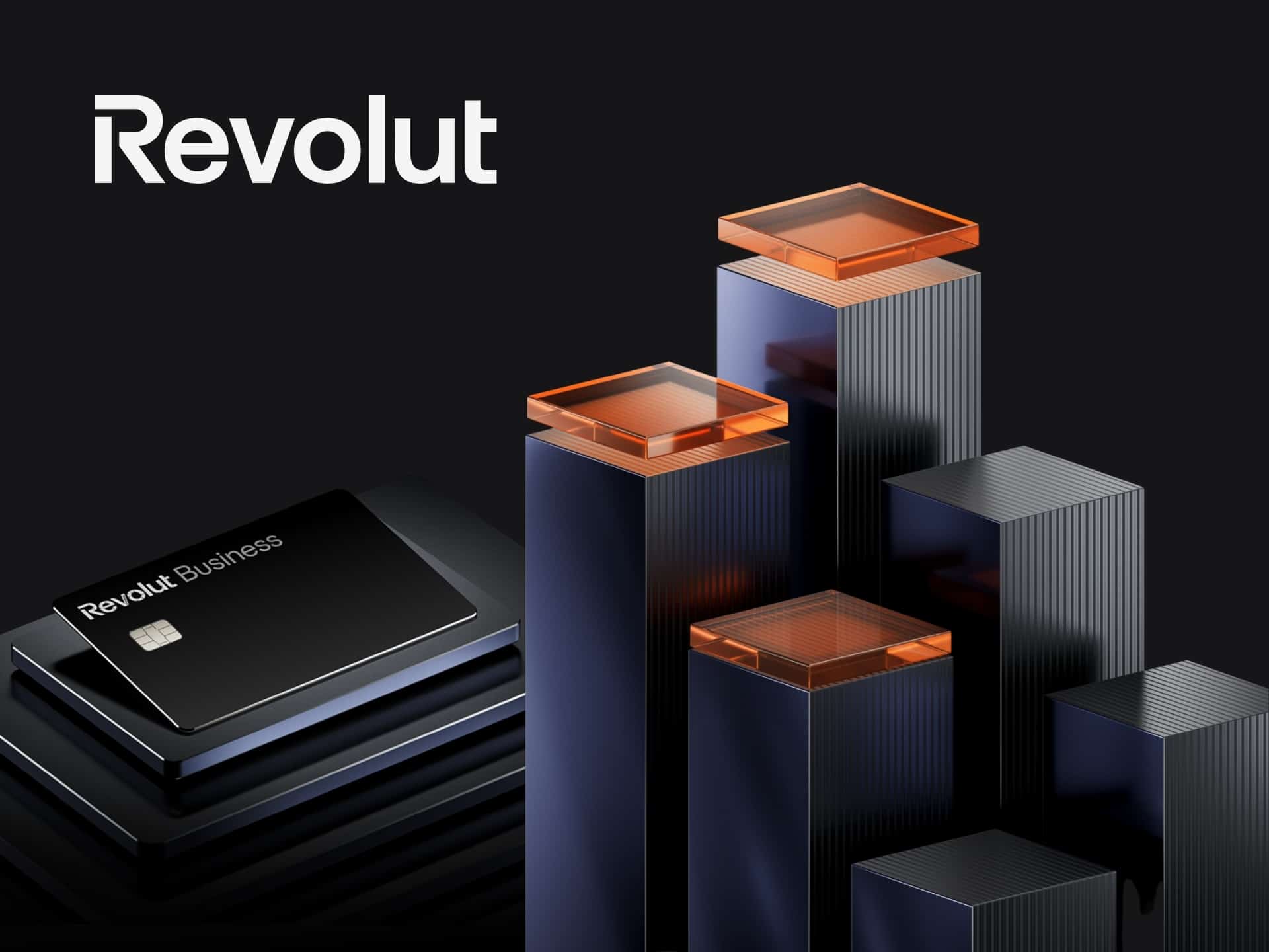 Revolut Business cover image showcasing financial tools for businesses. Manage expenses, payments, and currency exchange with Revolut Business.