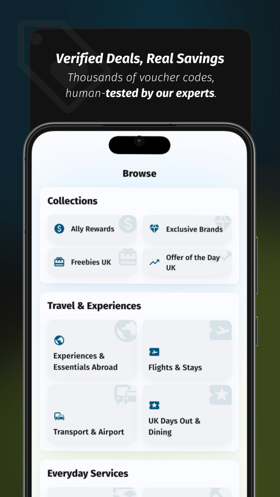 BudgetFitter app showing financial tracking and budgeting features, helping users manage money and save. Finance app for deals and savings.