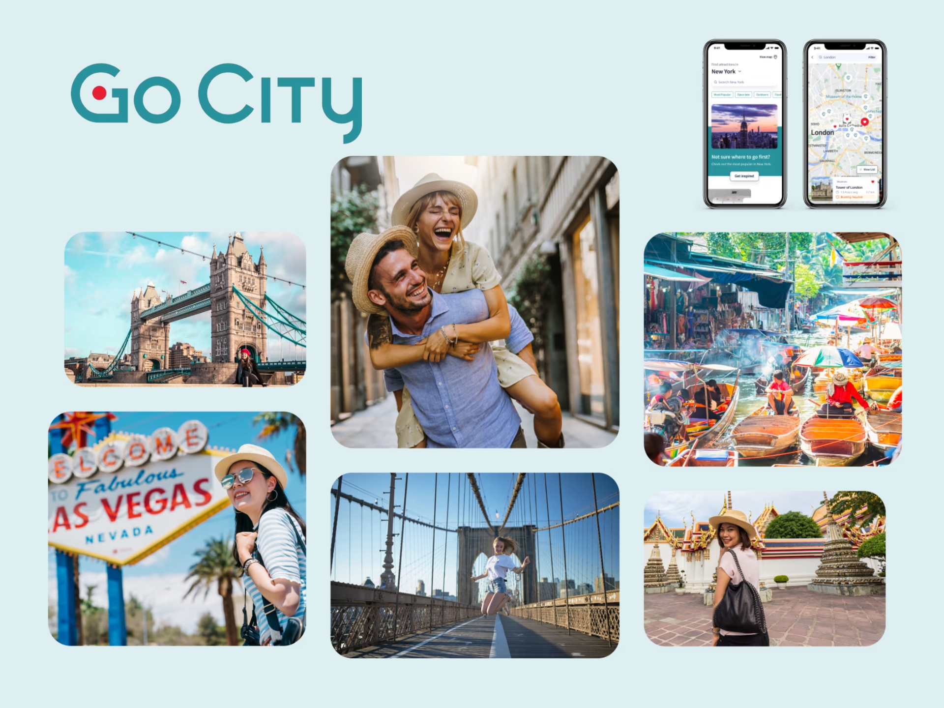 Gocity Discount Code Gocity brand cover image. Modern city skyline at sunset, representing urban living and deals.