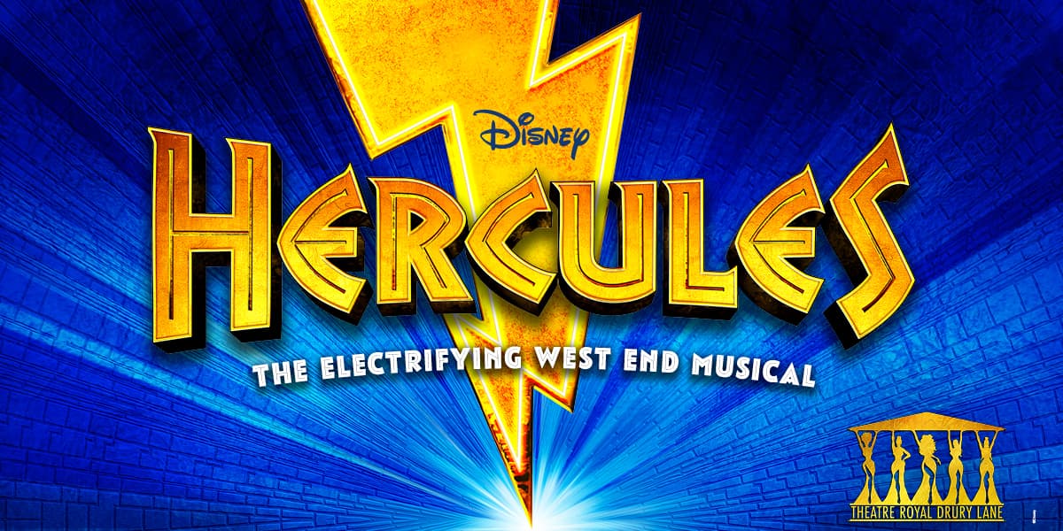 Disney's Hercules musical stage production at Theatre Royal Drury Lane London