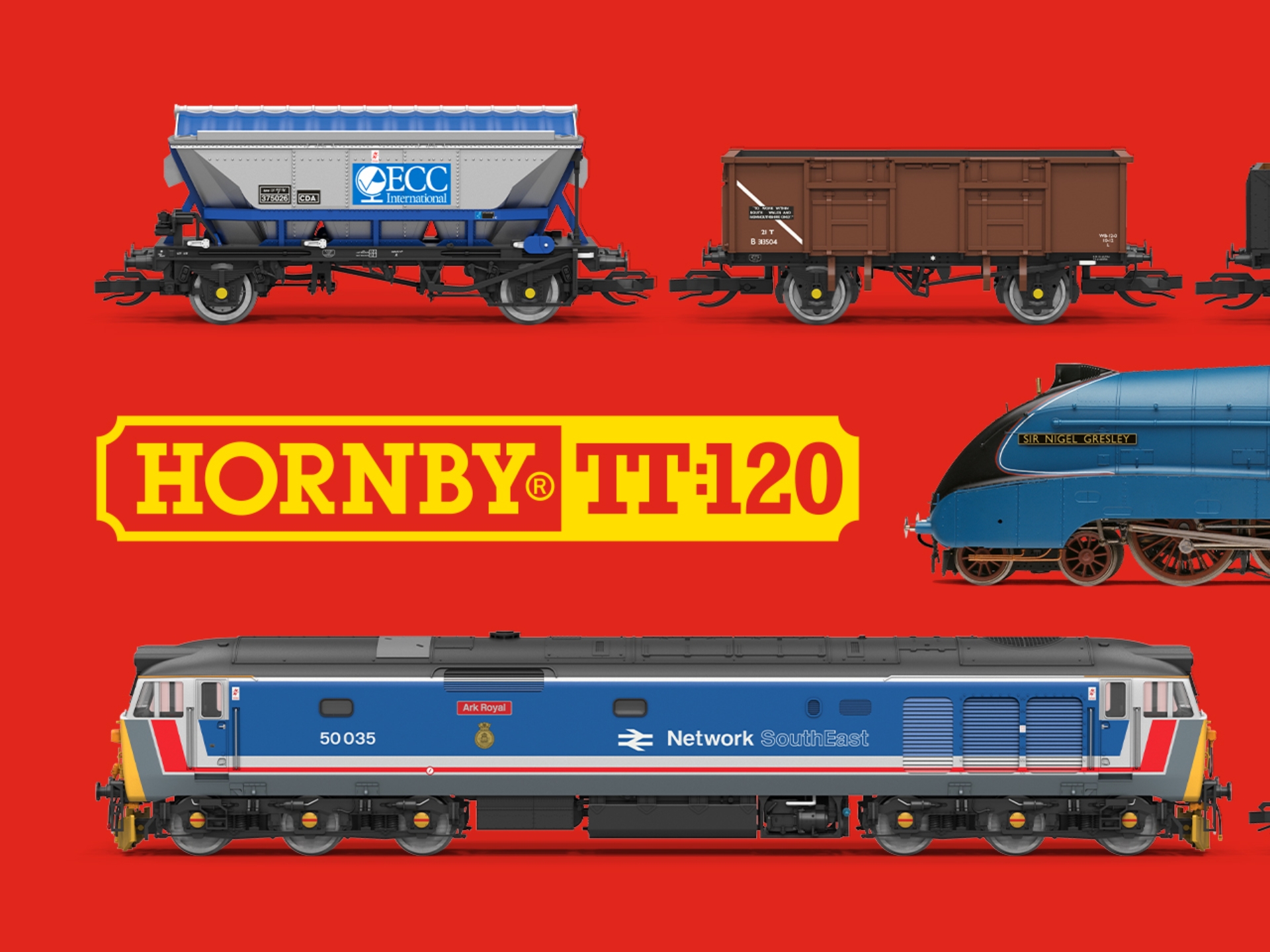 Hornby Hobbies Train Set Cover - Model Railway, Train Enthusiast, Hobbyist, Brand Image