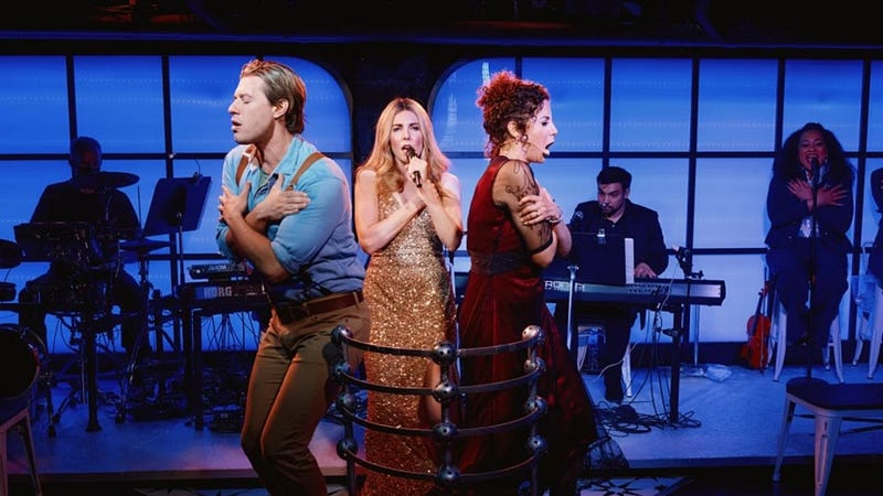 London's West End: A vibrant street scene showcasing popular musical theatre shows and theaters. Explore top musicals & cheap tickets for a memorable experience.