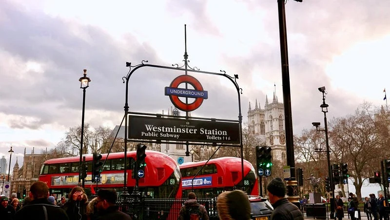 London Westminster Underground Station
