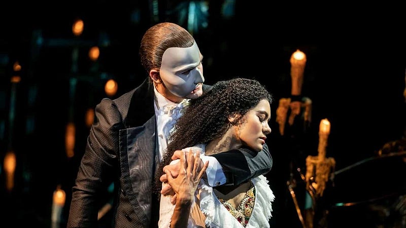 A vibrant scene from a West End musical in London, featuring talented performers and a lively stage setting. Discover top shows and cheap tickets for London's musicals.