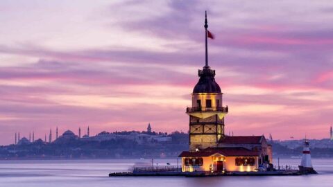 Scenic view of Cappadocia, Turkey: Fairy chimneys, hot air balloons, and unique landscape. Travel guide for Türkiye.