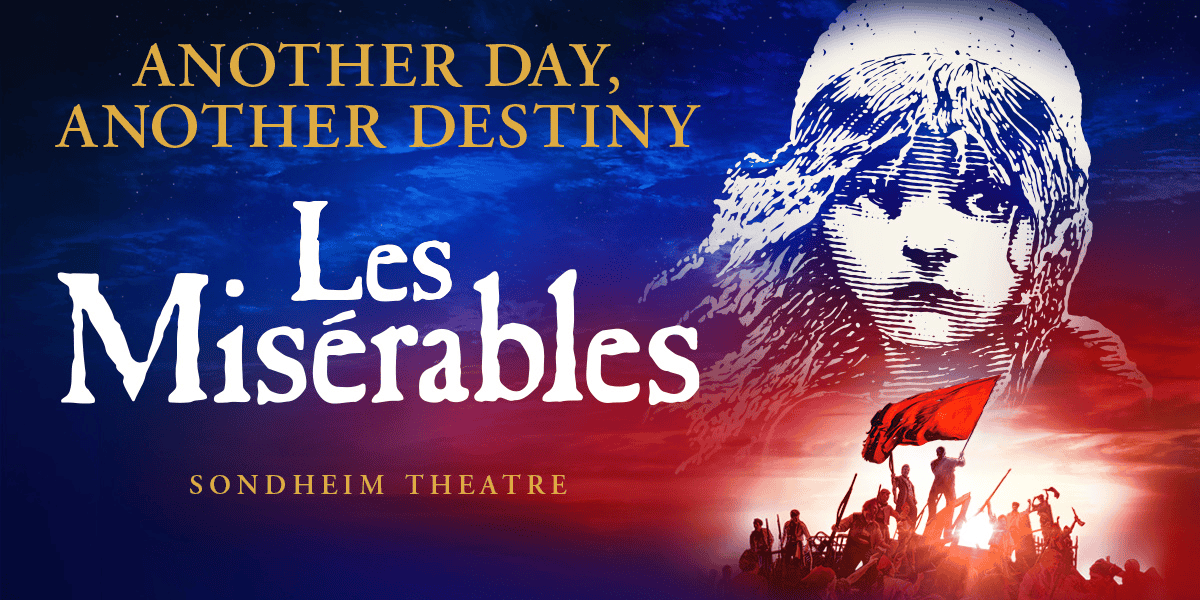 Les Misérables musical production at the Sondheim Theatre London