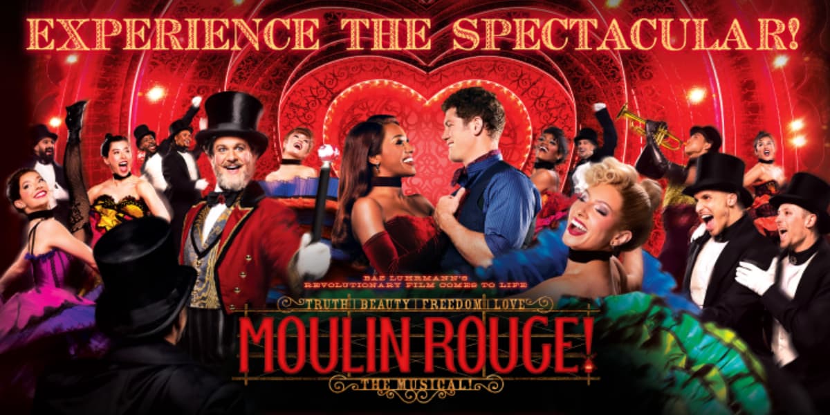 Moulin Rouge! The Musical stage production at Piccadilly Theatre in London