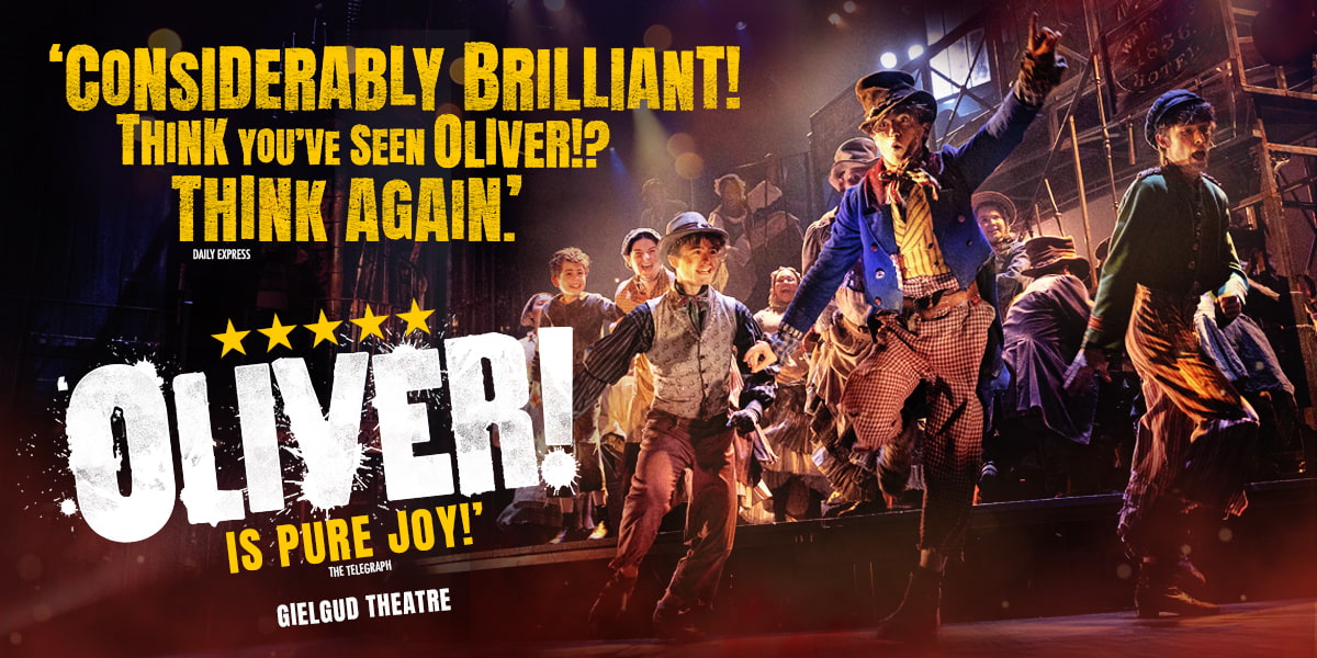 Oliver! musical production at the Gielgud Theatre in London