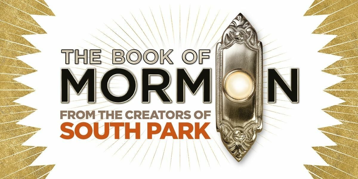 The Book of Mormon musical production at Prince of Wales Theatre London
