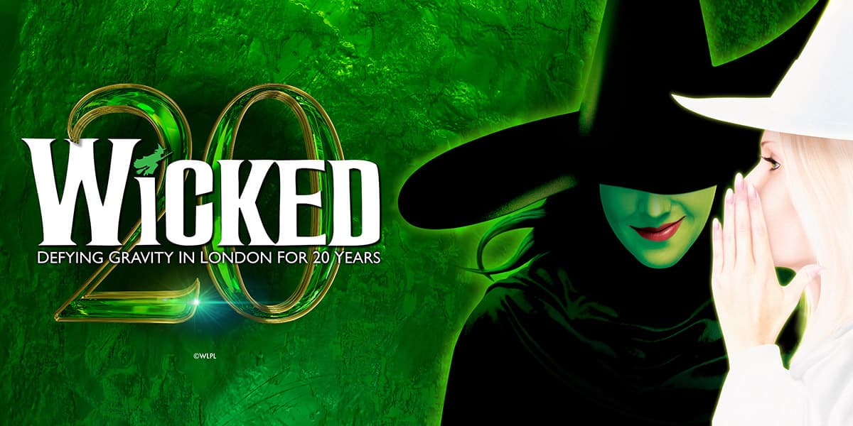 Wicked the Musical stage production at the Apollo Victoria Theatre in London